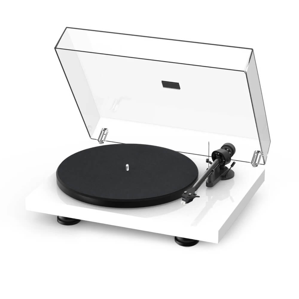 เครื่องเล่นแผ่นเสียง PROJECT : DEBUT CARBON EVO (พร้อมหัวเข็ม ORTOFON รุ่น 2M RED) (HIGH GLOSS WHITE)